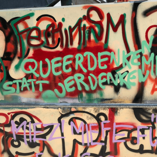 Graffiti: Queerdenken stand verdenken