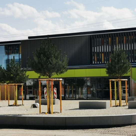Grundschule Karlsfeld - Gebäude im Bau / Foto: Grundschule