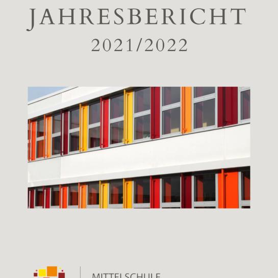 Cover des Jahresberichts der MSK Schuljahr 21/22