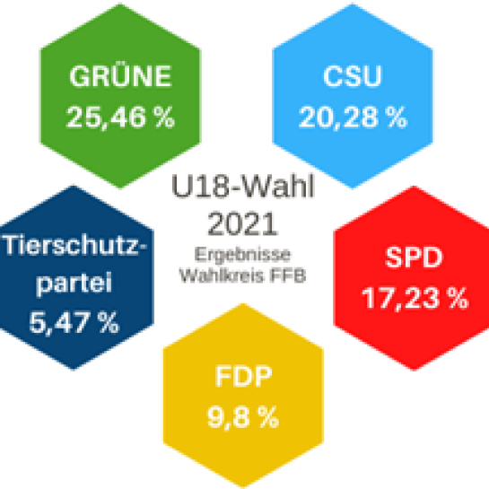 Die Stimmverteilung im Wahlkreis Fürstenfeldbruck